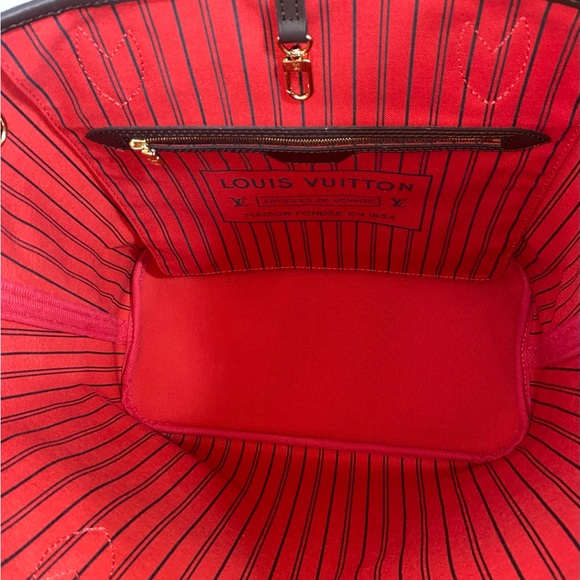 *SOLD*Louis Vuitton Damier Ebene Neverfull MM Tote - Picture 7 of 17